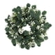 thumbnail image 2 of Corona Grande De Hojas Verdes, Corona Navideña Artificial Para Ventana De Patio, Boda, Estilo D, 2 of 5
