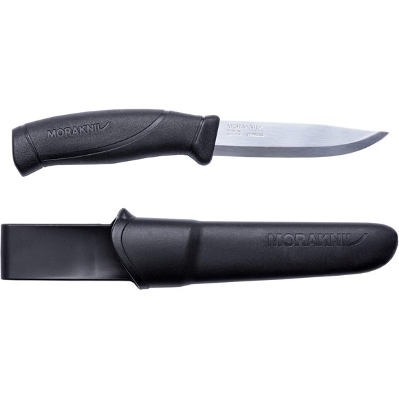 Morakniv Companion Stainless Steel Fixed-Blade Knife with Sheath