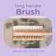 thumbnail image 2 of Cepillo Back Scrubber MainBasics para baño y ducha, mango largo, 2 of 9