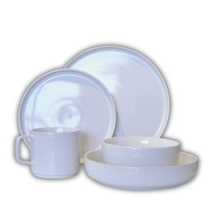 Decoexpress - Juego De Loza 20 Piezas Vajilla Cerámica Manhattan