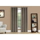 thumbnail image 2 of Panel de cortina Monarch Specialties Room Darkening Velvet Taupe, 2 of 6