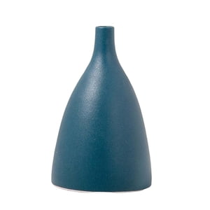 Magideal - Florero Moderno Florero Interior Contenedor Secas Florero Arreglo Decoración De Escritorio , Azul Oscuro 8Cmx14Cm Azul 8Cmx14Cm