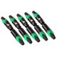 thumbnail image 2 of 5 Pares De Conector XLR De 3 Pines Macho Y Hembra Adaptador De Cable De Micrófono Verde, 2 of 5