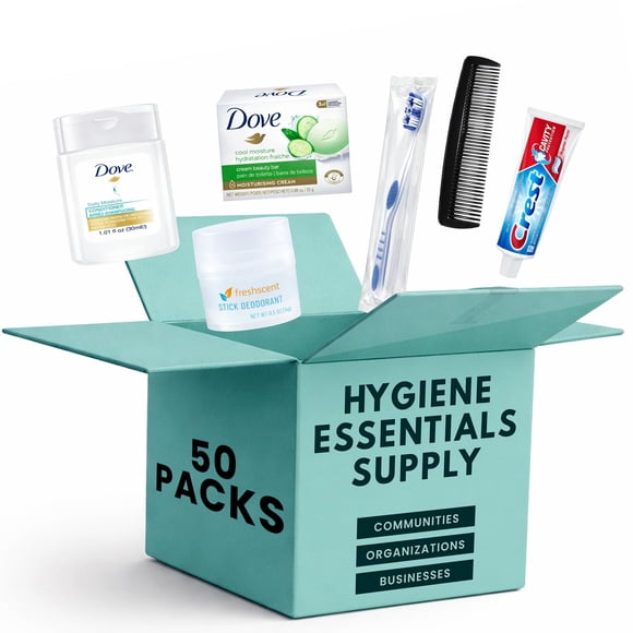Kit De Higiene Artículos De Aseo Tamaño Viaje Paquete De 50
