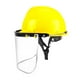 thumbnail image 3 of Casco Para Motosierra Con Protector Facial Resistente Para Cortar Césped, Podar árboles Y Jardín, Sombrero Amarillo Con Visera Transparente, 3 of 3