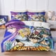 thumbnail image 1 of Saint Seiya Print Quilt Cover Polyester Hot-Blooded Anime Decor Comfortable Set Breathable Bedding for Teenager Children, 1 of 4