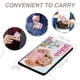 thumbnail image 4 of Love Diana Porta Pasaporte y Cartera de Viaje Premium de Cuero PU, Funda de Pasaporte Bloqueo RFID con Ranuras para Tarjetas de Crédito, Estuche para Libro de Pasaporte para Familia 10cm × 15cm, 4 of 6