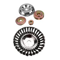 Ioensy - Cabezal De Corte De Repuesto, Cabezal De Cepillo De Malas Hierbas De Alambre De Acero Giratorio Para Eliminación De Óxido