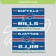 thumbnail image 5 of Bandera BANNER Team Sports America 150 cm Buffalo Bills Vintage, 5 of 6