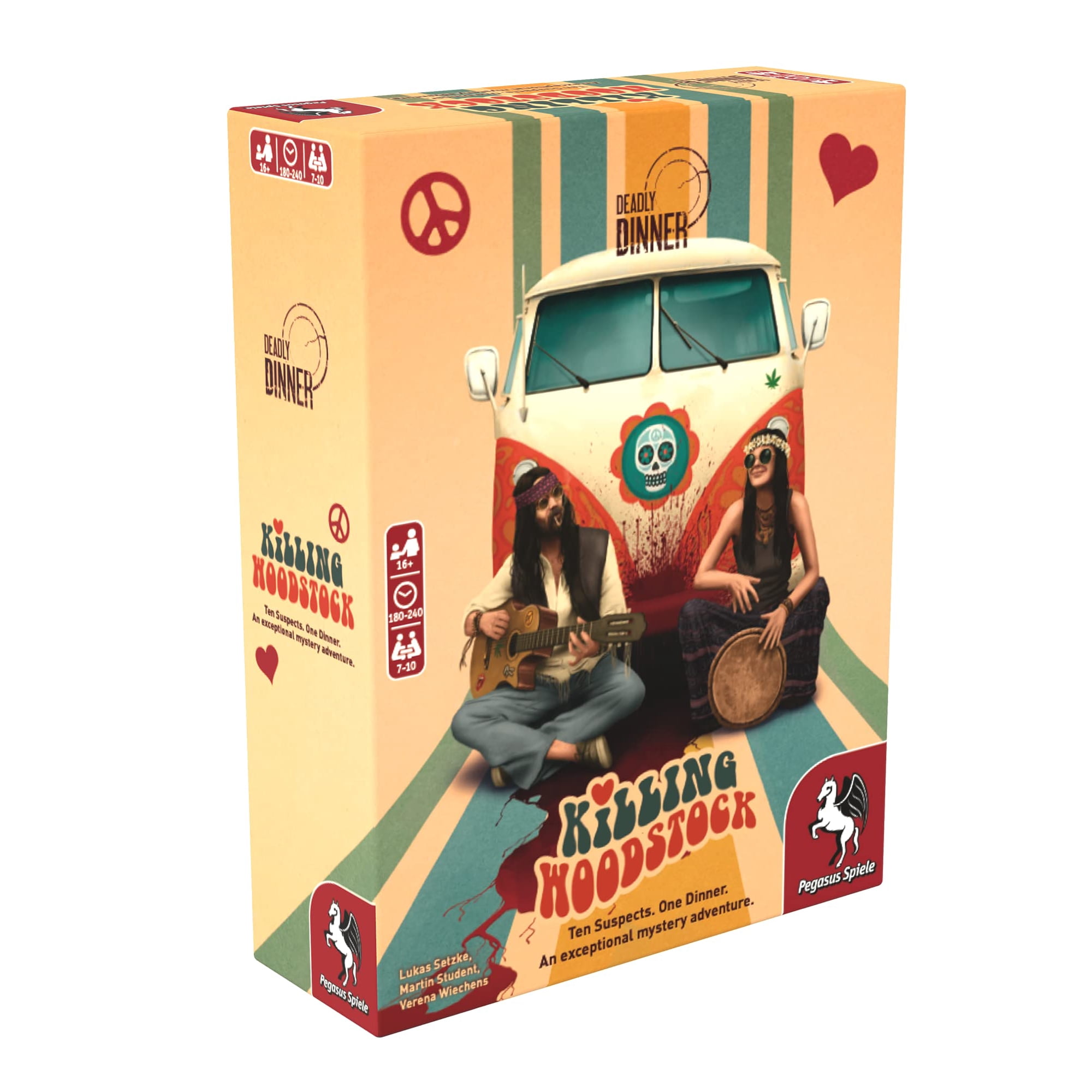 Juego De Mesa Deadly Dinner: Killing Woodstock Pegasus Spiele