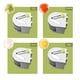 thumbnail image 3 of Vegetal Spiralizer Zucchini Noodles Maker – 4 Cuchilla de corte en espiral incorporada para pasta de espagueti vegetal, 3 of 3