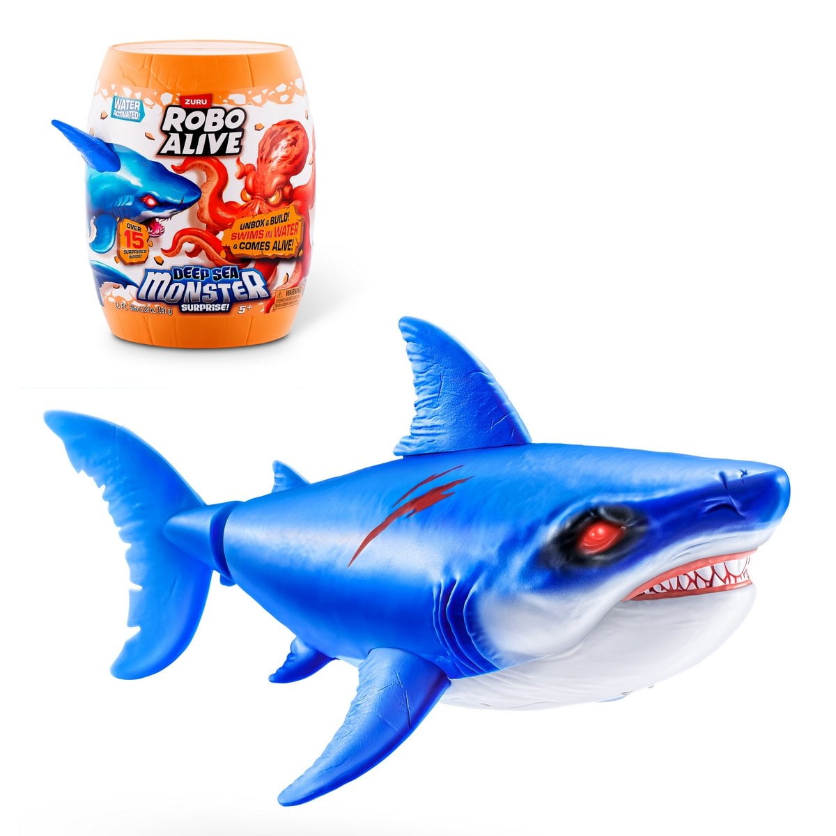 Monstruos Profundidades Marinas Robo Alive De Zuru - Tiburón