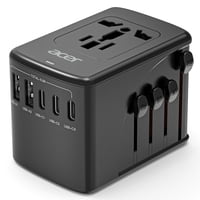 Adaptador Acer Universal 5 Puertos Usb 5.8A Negro