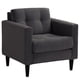 thumbnail image 2 of Sofa Retro 1C Felpa 00 Gris, 2 of 6