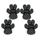 thumbnail image 3 of 4 Piezas Almohadillas Para Patas De Perro Calzado Para Mascotas Botines Calcetines Pegatinas Para Pies Antideslizantes Para Perros XXXL Negro, 3 of 3