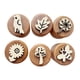 thumbnail image 4 of Sellos De Madera, Sellos Decorativos De Arcilla Para Hacer Tarjetas, Proyectos De Arte, Decoraciones De Primavera, 4 of 5