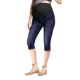 thumbnail image 1 of Jeans Capri de Maternidad Hybrid & Company QM5826A Lavado Oscuro (Talla M), 1 of 3