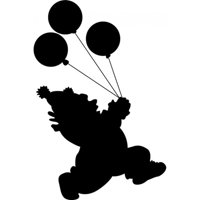 Rienda Libre Graphics - Decomural Clown Balloons Circus Ws-18028