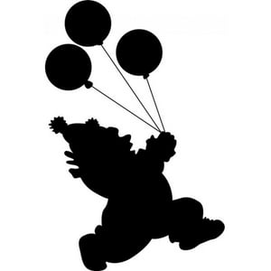 Rienda Libre Graphics - Decomural Clown Balloons Circus Ws-18028