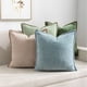 thumbnail image 4 of suxuMhao Fundas de Almohada, 2 Pzas Fundas de Cojín para Sofá Naranja Claro - Protectores de Almohada de 45 X 45cm con Cierre Tamaño Estándar, Protector de Almohada de Poliéster para Decoración Del, 4 of 4