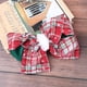 thumbnail image 4 of 2 Pack Large Christmas Cacampanao Bows con Clip Christmas Bowknot Cacampanao Accessoies para mujeres Girls, Red Green, Medium, 4 of 7