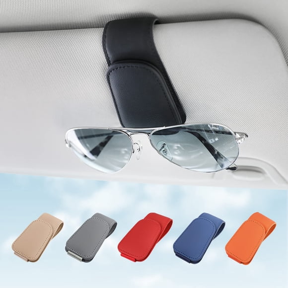Soporte magnético para gafas de sol KanSmart para coche, color negro