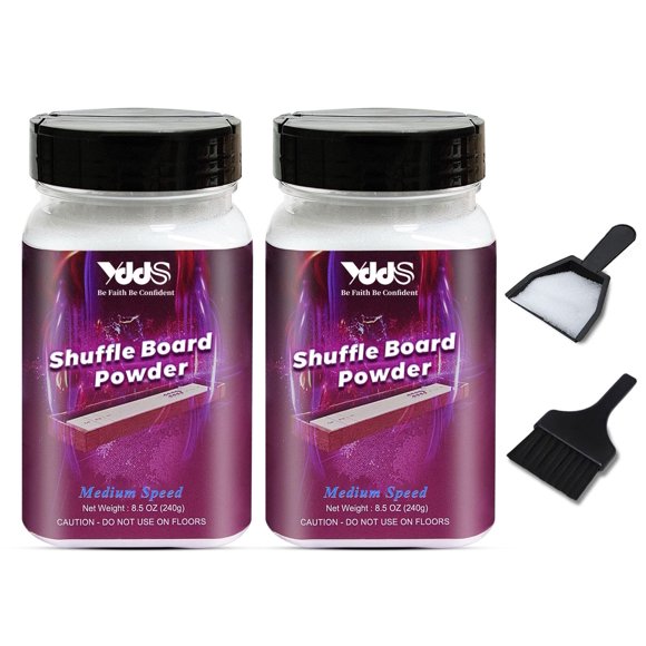 Arena para Shuffleboard YDDS 240 g con cepillo y recogedor