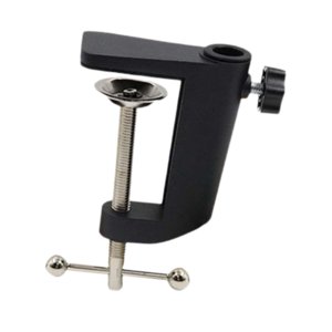 Magideal - Capacitación De Montaje De Escritorio Monte Monte Suxbreña Soporte De Escritorio Resistente Base De Lámpara De Lupa Para Lupa Para Lámpara De Vidrio Aluminio Negro