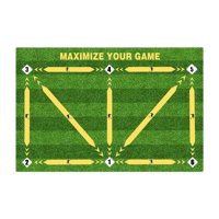 Ioensy - Alfombra De Entrenamiento De Fútbol, Tapete De Entrenamiento De Fútbol Plegable Para Uso Doméstico, Hombres Y Mujeres, 80Cm X 120Cm