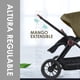 thumbnail image 4 of Coche de bebé Asiento Reversible Negro Toldo Gris, 4 of 8