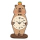thumbnail image 3 of Reloj De Mesa De Madera Con Forma De Capibara, Bonito Adorno De Escritorio Para Oficina, Dormitorio, Chimenea, L, 3 of 3