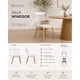 thumbnail image 4 of Silla de Comedor Windsor Blanca de Polipropileno con Patas de Madera, 4 of 4