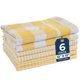 thumbnail image 1 of Toalla de cocina LANE LINEN 30 cm Pack de 6 – Amarilla, algodón, 1 of 3