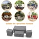 thumbnail image 4 of Cubiertas para muebles de patio STARTWO, juego impermeable de 4 piezas, gris, 4 of 9