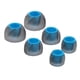 thumbnail image 5 of Puntas Para Auriculares Puntas De Repuesto Para Auriculares 3 Pares Para Auriculares Internos Puntas De 5 Mm A 7 Mm Azul Gris Claro, 5 of 5