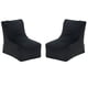 thumbnail image 1 of Set Pouf Tatto 1c Felpa Negro, 1 of 4