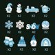 thumbnail image 1 of 24pcs, Christmas Winter Snowman Wooden Hanging Ornaments, Tree Decorations, Yard Decoration, Yard Supplies, Party Decor, Holiday Supplies, Holiday Arrangement, Garden Decor, 1 of 2