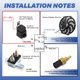 thumbnail image 5 of Ventilador de Radiador EVERESTWAY 25 cm 12 V 80 W Pack de 2, 5 of 7