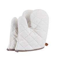 Xusx111 - Horno De Algodón Un Par, Guantes De Microondas Resistentes Al Calor, Mitanes De Cocina Para Hornear, Cocinar, Barbacoa, Pequeño