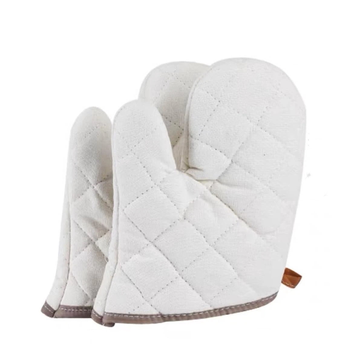 Xusx111 - Horno De Algodón Un Par, Guantes De Microondas Resistentes Al Calor, Mitanes De Cocina Para Hornear, Cocinar, Barbacoa, Pequeño