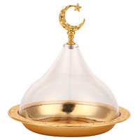 Magideal - Mini Soporte Para Tartas Con Cúpula, De Soporte Para Cupcakes Con Tapa, Soporte Para Tartas, Caja De Dulces Para Bodas, Cumpleaños, Baby Shower,