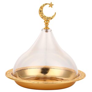 Magideal - Mini Soporte Para Tartas Con Cúpula, De Soporte Para Cupcakes Con Tapa, Soporte Para Tartas, Caja De Dulces Para Bodas, Cumpleaños, Baby Shower,