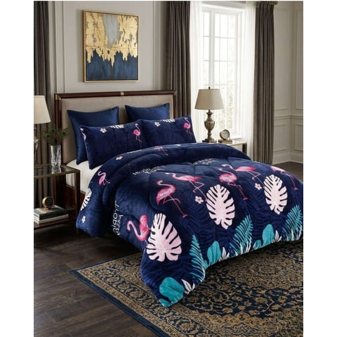 Myl Todo Hogar - Plumón Térmico 2 Plazas Plush Y Chiporro Extra Cálido Invierno