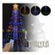 thumbnail image 3 of Luz Cortina Solar Arbol De Navidad Estrella Guirnalda Luces Multicolor, 3 of 3