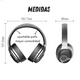 thumbnail image 2 of Audífonos Headphones Inalámbricos Bluetooth Altavoz 2 En 1, 2 of 6