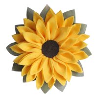 Magideal - De Girasoles De 17 Pulgadas, De Pared De Tela De Simulación, De Bienvenida Para Primavera, Decoración De Ventana De