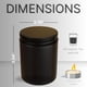 thumbnail image 2 of Gafas Con Tapa Roscada Lista Principal (negro Mate) Jar_screwlid_8 Oz, 2 of 7