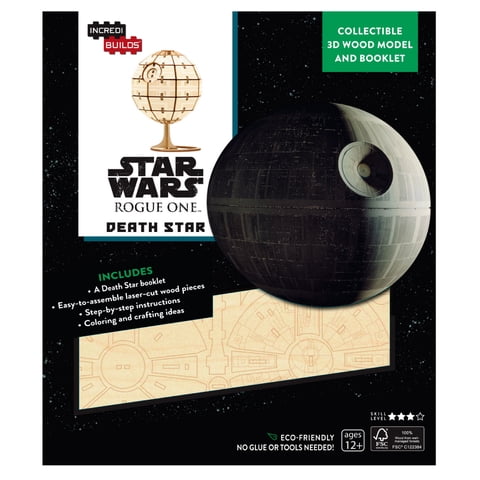 Insight - Star Wars Rogue One Death Star Libro Y Modelo Armable Madera