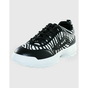 Danicolle Calzado - Zapatilla Print Zebra Negro