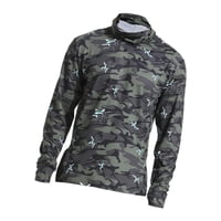 Magideal - Sudadera Con Capucha Y Protección Solar Para Hombre, Camisa De Pesca, Cómoda Protección Contra Erupciones Para Hombre, Camisa Refrescante, Chaqueta, C Verde